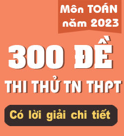 Đề thi thử THPTQG Toán học 2023